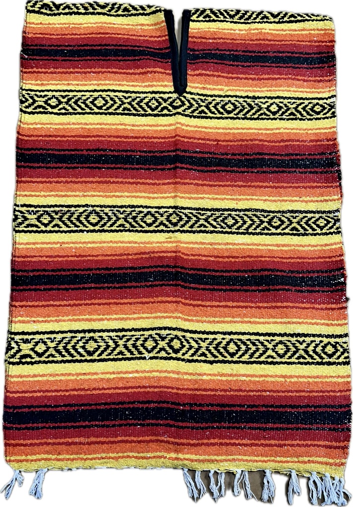 Mexican Blanket Poncho - Closeout Colors (SM611)