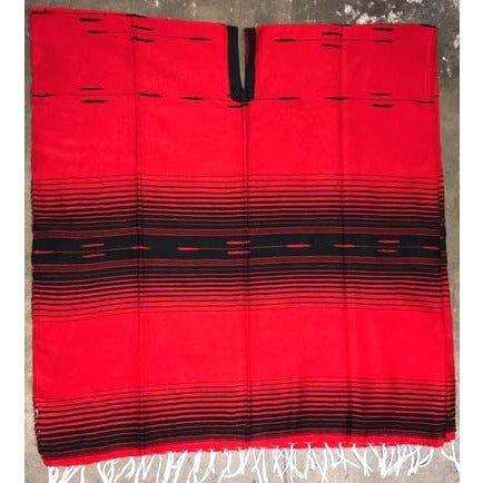 Two Color Saltillo Poncho - (SM616)